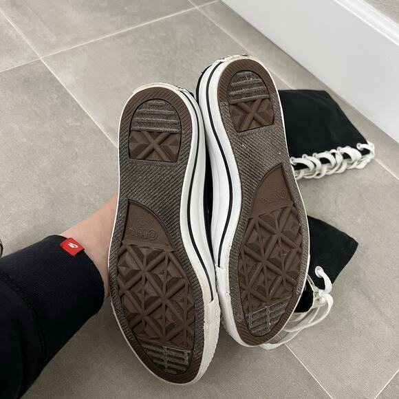 Converse All Star Mens Size 4/Womens 6 Black Knee High Casual Sneaker Shoes - Picture 5 of 6